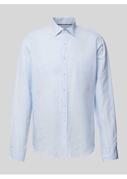 Koszula biznesowa o kroju slim fit z kołnierzykiem typu kent ze sklepu Peek&Cloppenburg  w kategorii Koszule męskie - zdjęcie 172136927