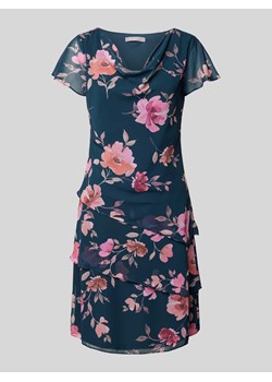 Sukienka koktajlowa o długości do kolan z efektem stopniowania ze sklepu Peek&Cloppenburg  w kategorii Sukienki - zdjęcie 172136939