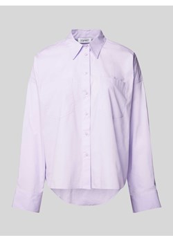 Bluzka koszulowa o kroju oversized z nakładanymi kieszeniami na piersi ze sklepu Peek&Cloppenburg  w kategorii Bluzki damskie - zdjęcie 172137116
