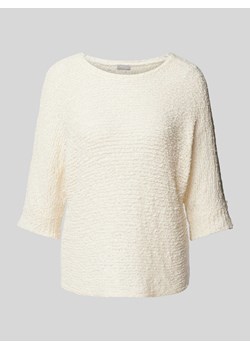 Sweter z dzianiny z fakturowanym wzorem model ‘Britt’ ze sklepu Peek&Cloppenburg  w kategorii Swetry damskie - zdjęcie 172137169