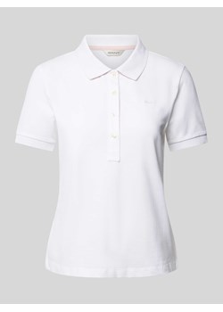 Koszulka polo o kroju regular fit w jednolitym kolorze ze sklepu Peek&Cloppenburg  w kategorii Bluzki damskie - zdjęcie 172137356