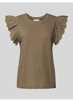 T-shirt w jednolitym kolorze model ‘Azing’ ze sklepu Peek&Cloppenburg  w kategorii Bluzki damskie - zdjęcie 172137365