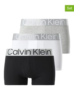 CALVIN KLEIN UNDERWEAR Bokserki (3 pary) w kolorze białym, czarnym i jasnoszarym ze sklepu Limango Polska w kategorii Majtki męskie - zdjęcie 172137685