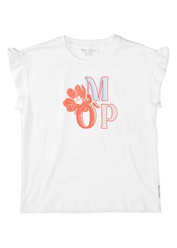Marc O&apos;Polo Junior Koszulka w kolorze białym ze sklepu Limango Polska w kategorii Bluzki dziewczęce - zdjęcie 172137848