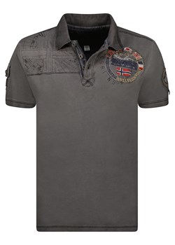 Geographical Norway Koszulka polo w kolorze antracytowym ze sklepu Limango Polska w kategorii T-shirty męskie - zdjęcie 172138177
