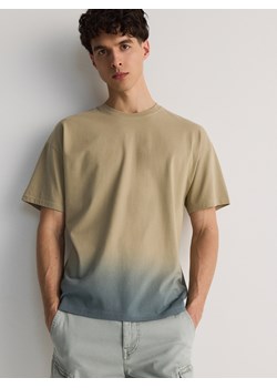 Reserved - T-shirt regular fit - oliwkowy ze sklepu Reserved w kategorii T-shirty męskie - zdjęcie 172140496