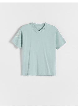 Reserved - T-shirt z nadrukiem - jasnozielony ze sklepu Reserved w kategorii T-shirty chłopięce - zdjęcie 172140858