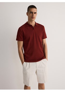 Reserved - Koszulka polo regular fit - intenstywna czerwień ze sklepu Reserved w kategorii T-shirty męskie - zdjęcie 172140956