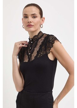 Morgan bluzka DANTI damska kolor czarny gładka ze sklepu ANSWEAR.com w kategorii Bluzki damskie - zdjęcie 172142988