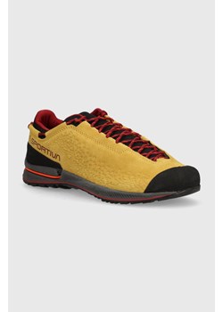LA Sportiva buty TX2 Evo Leather męskie kolor żółty ze sklepu ANSWEAR.com w kategorii Buty trekkingowe męskie - zdjęcie 172143559