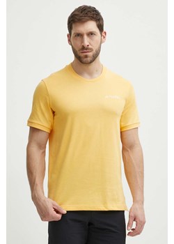 adidas TERREX t-shirt sportowy Xploric kolor żółty gładki IN4616 ze sklepu ANSWEAR.com w kategorii T-shirty męskie - zdjęcie 172143946