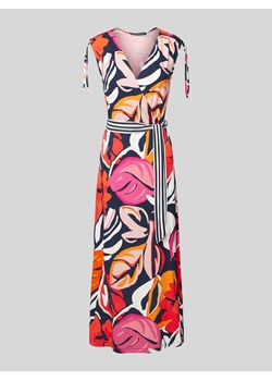 Sukienka midi z wiązanym paskiem ze sklepu Peek&Cloppenburg  w kategorii Sukienki - zdjęcie 172144409