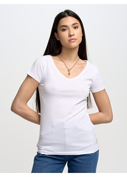 Koszulka damska v-neck Emma 101 ze sklepu Big Star w kategorii Bluzki damskie - zdjęcie 172145109