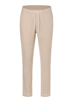 Finshley & Harding London Spodnie z zawartością lnu - Cox Mężczyźni len beżowy jednolity ze sklepu vangraaf w kategorii Spodnie męskie - zdjęcie 172146506