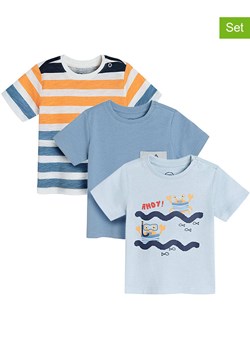 COOL CLUB Koszulki (3 szt.) w kolorze niebieskim ze sklepu Limango Polska w kategorii Koszulki niemowlęce - zdjęcie 172149558