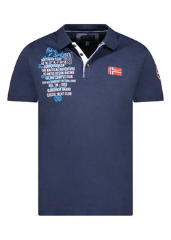 Geographical Norway Koszulka polo w kolorze granatowym ze sklepu Limango Polska w kategorii T-shirty męskie - zdjęcie 172149909