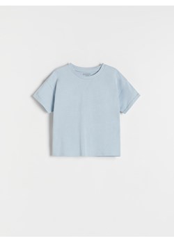 Reserved - Bawełniany t-shirt - jasnoniebieski ze sklepu Reserved w kategorii Koszulki niemowlęce - zdjęcie 172151255