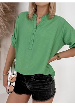 bluzka anastasie zielona uni ze sklepu UBRA w kategorii Bluzki damskie - zdjęcie 172153415