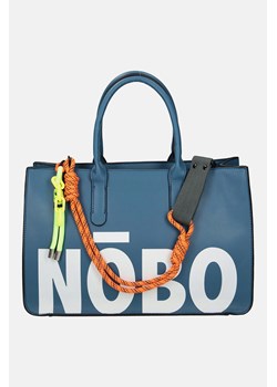 Torba shopper z dużym logo i neonowymi zawieszkami ze sklepu NOBOBAGS.COM w kategorii Torby Shopper bag - zdjęcie 172153525