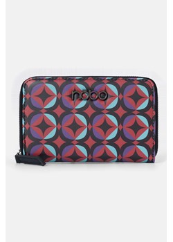 Multikolorowy portfel Nobo w geometryczne wzory, czerwony ze sklepu NOBOBAGS.COM w kategorii Torby Shopper bag - zdjęcie 172153697
