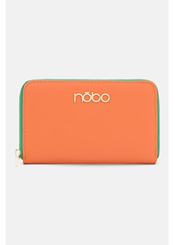 Pomarańczowy portfel Nobo z zielonym suwakiem ze sklepu NOBOBAGS.COM w kategorii Listonoszki - zdjęcie 172153705