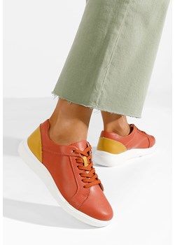 Pomarańczowe sneakersy damskie Emree ze sklepu Zapatos w kategorii Półbuty damskie - zdjęcie 172153849