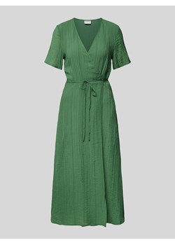 Sukienka kopertowa w jednolitym kolorze ze sklepu Peek&Cloppenburg  w kategorii Sukienki - zdjęcie 172154746
