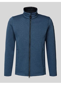 Bluza rozpinana z wyhaftowanym logo model ‘TAMPER’ ze sklepu Peek&Cloppenburg  w kategorii Bluzy męskie - zdjęcie 172154836