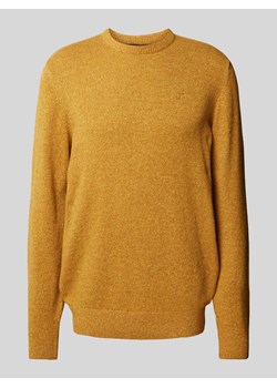 Sweter z efektem melanżu z mieszanki wełny z dodatkiem jedwabiu ze sklepu Peek&Cloppenburg  w kategorii Swetry męskie - zdjęcie 172154928