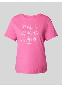 T-shirt z okrągłym dekoltem ze sklepu Peek&Cloppenburg  w kategorii Bluzki damskie - zdjęcie 172155088