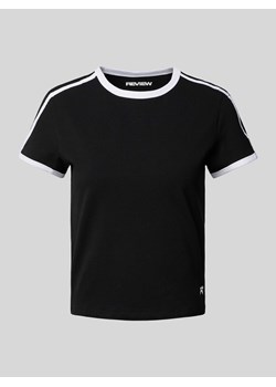 T-shirt z paskami w kontrastowym kolorze ze sklepu Peek&Cloppenburg  w kategorii Bluzki damskie - zdjęcie 172155139