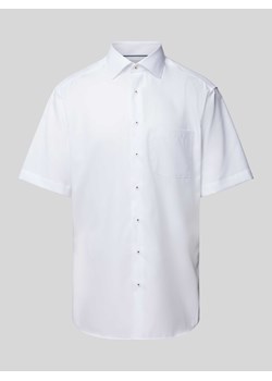 Koszula biznesowa o kroju modern fit ze wzorem na całej powierzchni ze sklepu Peek&Cloppenburg  w kategorii Koszule męskie - zdjęcie 172155158