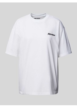 T-shirt o kroju oversized z nadrukiem z logo ze sklepu Peek&Cloppenburg  w kategorii Bluzki damskie - zdjęcie 172155166