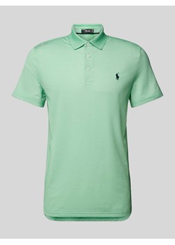 Koszulka polo o kroju tailored fit z wyhaftowanym logo ze sklepu Peek&Cloppenburg  w kategorii T-shirty męskie - zdjęcie 172155187