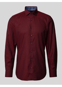 Koszula biznesowa o kroju body fit z kołnierzykiem typu kent model ‘ROYAL’ ze sklepu Peek&Cloppenburg  w kategorii Koszule męskie - zdjęcie 172155217