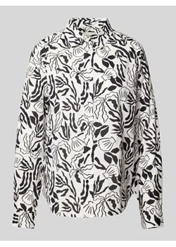Bluzka koszulowa z wzorem na całej powierzchni ze sklepu Peek&Cloppenburg  w kategorii Koszule damskie - zdjęcie 172155268