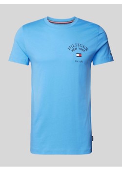 T-shirt z nadrukiem z logo ze sklepu Peek&Cloppenburg  w kategorii T-shirty męskie - zdjęcie 172155306