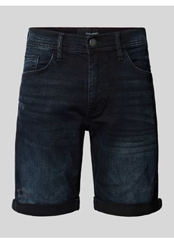 Szorty jeansowe o kroju slim fit z 5 kieszeniami ze sklepu Peek&Cloppenburg  w kategorii Spodenki męskie - zdjęcie 172155328