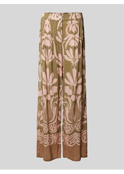 Spodnie z wiskozy z kwiatowym wzorem ze sklepu Peek&Cloppenburg  w kategorii Spodnie damskie - zdjęcie 172155365