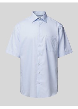 Koszula biznesowa o kroju modern fit ze wzorem na całej powierzchni ze sklepu Peek&Cloppenburg  w kategorii Koszule męskie - zdjęcie 172155379