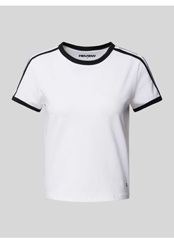 T-shirt z paskami w kontrastowym kolorze ze sklepu Peek&Cloppenburg  w kategorii Bluzki damskie - zdjęcie 172155446