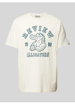 T-shirt z nadrukiem z logo ze sklepu Peek&Cloppenburg  w kategorii T-shirty męskie - zdjęcie 172155469