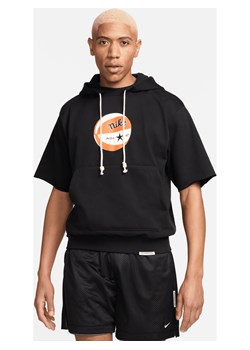 Męska bluza z kapturem z krótkim rękawem Dri-FIT Nike Standard Issue - Czerń ze sklepu Nike poland w kategorii Bluzy męskie - zdjęcie 172155556