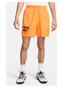 Męskie spodenki do fitnessu bez podszewki 18 cm Dri-FIT Nike Form - Żółty ze sklepu Nike poland w kategorii Spodenki męskie - zdjęcie 172155568