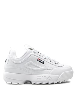 Sneakersy Fila Disruptor Teens FFT0029.10004 Biały ze sklepu eobuwie.pl w kategorii Buty sportowe dziecięce - zdjęcie 172155686