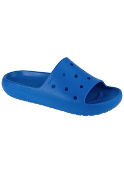 Klapki Crocs Classic Slide V2 209401-4KZ niebieskie niebieskie ze sklepu ButyModne.pl w kategorii Klapki męskie - zdjęcie 172156535