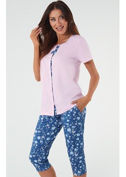 Bawełniana piżama damska różowo-niebieska Lady, Kolor różowo-niebieski, Rozmiar S, Italian Fashion ze sklepu Primodo w kategorii Piżamy damskie - zdjęcie 172157198