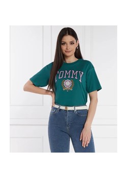 Tommy Jeans T-shirt VARSITY SPORT 3 | Relaxed fit ze sklepu Gomez Fashion Store w kategorii Bluzki damskie - zdjęcie 172157878