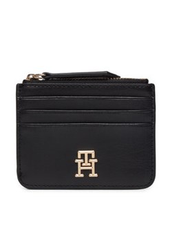 Tommy Hilfiger Etui na karty kredytowe Th Refined Cc Holder AW0AW16016 Czarny ze sklepu MODIVO w kategorii Etui - zdjęcie 172158925