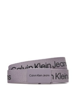 Calvin Klein Jeans Pasek Dziecięcy Canvas Logo Belt IU0IU00125 Fioletowy ze sklepu MODIVO w kategorii Paski dziecięce - zdjęcie 172158945